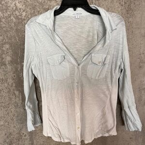 James Perse Cloud Button Up